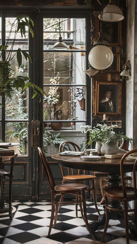 Victorian Dining Room, Dining Room Victorian, Victorian Kitchen, Interior Design Per La Casa, Vintage Dining Room, Victorian Decor, The Dining Room, Design Del Prodotto, Elegant Decor