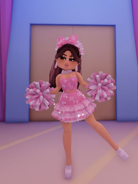 Royal High Outfits Ideas Cheap, Royal Clothing, Aesthetic Roblox Royale High Outfits, Cheerleading Outfits, Aesthetic Outfit Ideas, Royal Outfits, Royale High, Roblox Pictures, Black Aesthetic Wallpaper