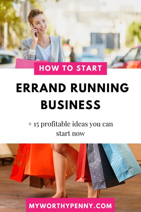 Errand Running Business, Errand Service Business Ideas, Personal Shopper Business, Errand Business, Names For Companies, Running Business, Personal Concierge, Small Business From Home, Naming Your Business