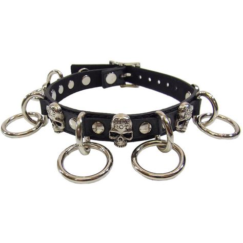 【新色追加 雑誌掲載】SID RING SKULL チョーカー ❤ liked on Polyvore featuring jewelry, necklaces, belts, bracelets, choker, skull jewelry, punk rock jewelry, punk jewelry and skull jewellery Punk Style Metal Choker Necklace, Belts Skull, Punk Choker Necklace For Cosplay, Metal Emo Choker For Alternative Fashion, Skull Choker, Goth Choker Necklaces, Punk Black Metal Choker, Jewellery Choker, Leather Choker Collars