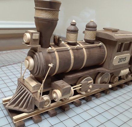 Locomotive #94 Wood Trains, Wood Train, Wooden Toys Design, Wooden Toy Cars, Wooden Toys Plans, Hobbies For Kids, Modern Toys, Wood Shop Projects, Wooden Car