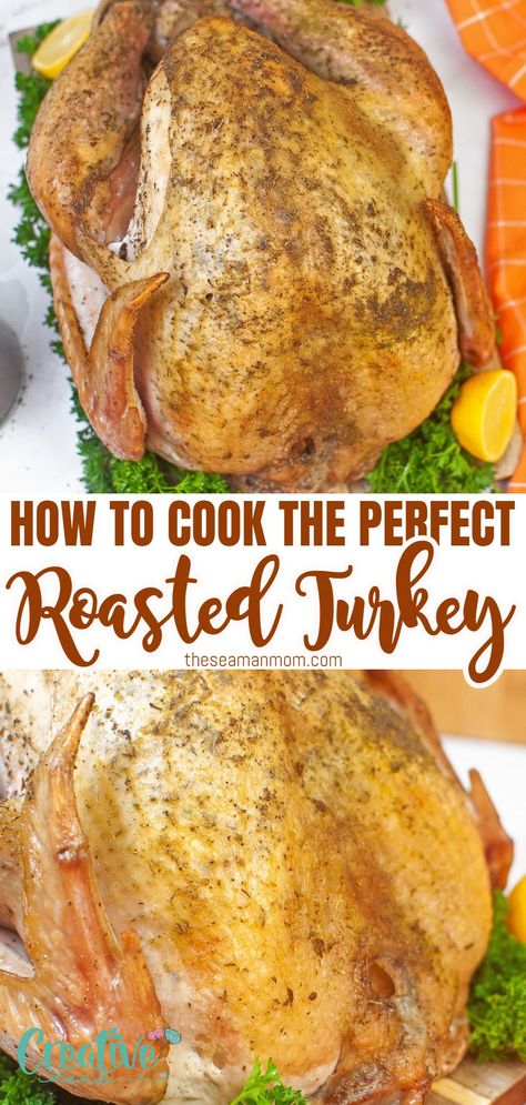 Thanksgiving is just around the corner, and that means it's time to start thinking about your holiday menu. A roasted turkey is a classic centerpiece for any feast, and with this recipe, you'll be sure to impress your guests. This herb-roasted turkey is juicy and full of flavor, and it's sure to be a hit at your next holiday gathering. So, what are you waiting for? Get roasting! Roast Turkey Recipes Thanksgiving, 15 Lb Turkey, Turkey In Oven, Best Roasted Turkey, Turkey Cooking Times, Perfect Roast Turkey, Herb Roasted Turkey, Juicy Turkey, Thanksgiving Salad