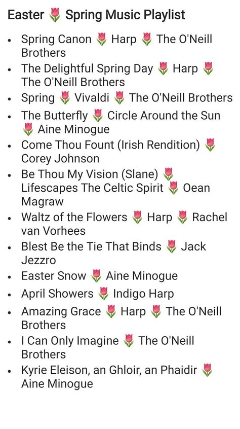 Spring Playlist, Easter Songs, Uke Tabs, Spring Music, Be Thou My Vision, Spring Equinox, Sweet Escape, Song List, Song Playlist