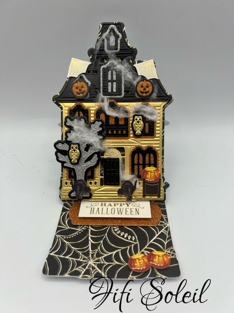 Paper Embellishments, Easel Cards, Halloween Photos, Anna Griffin, Happy Halloween, Embellishments, Card Making, Paper Crafts, Halloween