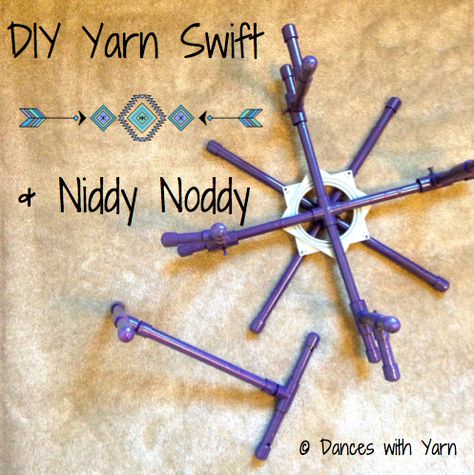 Niddy Noddy Diy, Diy Niddy Noddy, Diy Yarn Ball Winder, Wool Winder, Diy Spinning Wheel, Niddy Noddy, Yarn Swift, Yarn Spinning, Dyeing Yarn