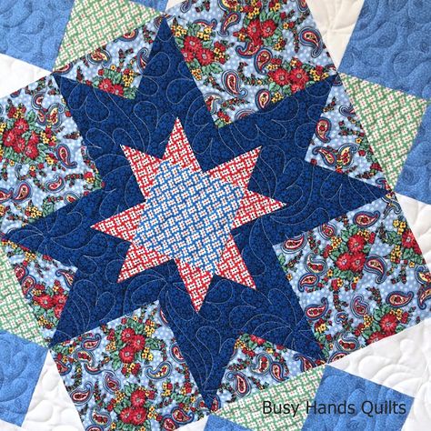 Handi Quilter, Big Block Quilts, Quilts For Sale, Floral Quilt, Star Quilt Patterns, Colorful Quilts, Book Quilt, Free Quilting, Quilt Kits