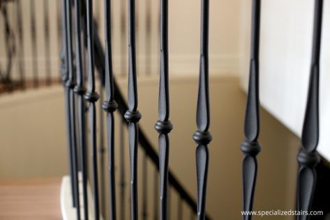 French Inspired - Specialized Stair & Rail European Staircase, Mediterranean Staircase, Indoor Stair Railing, Stair Railing Makeover, Metal Stair Railing, Interior Stair Railing, Wrought Iron Stair Railing, Stair Spindles, Staircase Railing Design