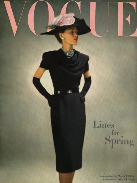 Vintage Vogue Covers, Vogue Magazine Covers, Voile Dress, Vogue Archive, Blogger Design, Costume Designer, Vogue Covers, March 1, Cold Weather Outfits