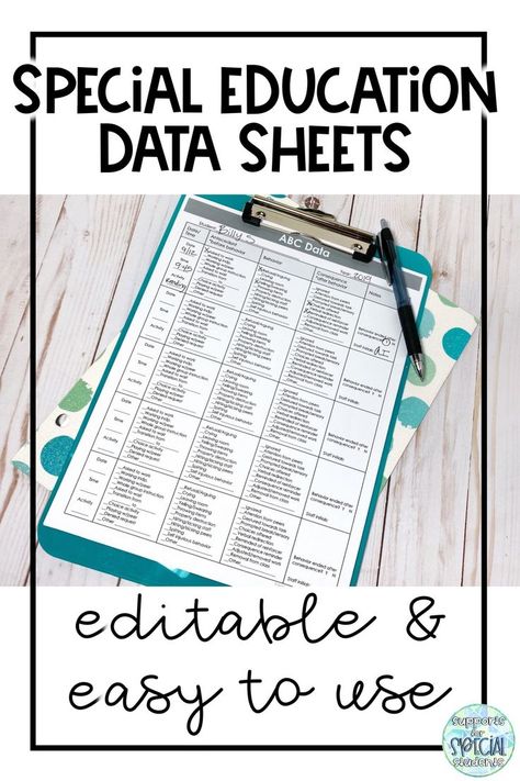 Paes Lab, Rti Documentation, Special Education Data Sheets, Caseload Management, Data Walls, Data Collection Special Education, Autumn Hill, Data Collection Sheets, Data Form