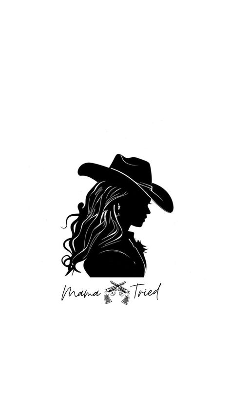 Cowgirl Silhouette Tattoo, Cowgirl Logo Design, Cowgirl And Horse Drawing, Background Cowgirl, Cowgirl Tattoos Western, Cowgirl Background, Tattoos Western, Cowgirl Wallpaper, Cowgirl Tattoo