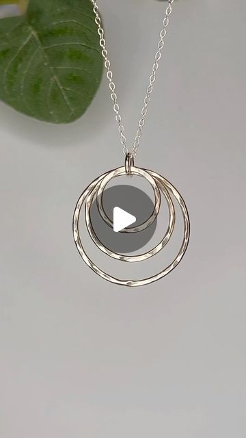 Kathryn on Instagram: "Hammered sterling silver circle necklace

There are two reasons I love hammered silver 🔨

Firstly the finish and the way the light reflects off of the different surface angles giving a sparkly effect ✨

Secondly it can be surprisingly therapeutic hammering metal… anyone else agree?
.
.
.
#silversmithing #silversmithingandjewellery #hammeredsilver #handmadesilverjewellery #handcraftedjewelry #jewellerymaking #womenwhocreate #metalsmith" Handmade Silver Jewellery, Hammered Sterling Silver, Silver Circle, Circle Necklace, Hammered Silver, Handcrafted Jewelry, The Way, Jewelry Making, I Love