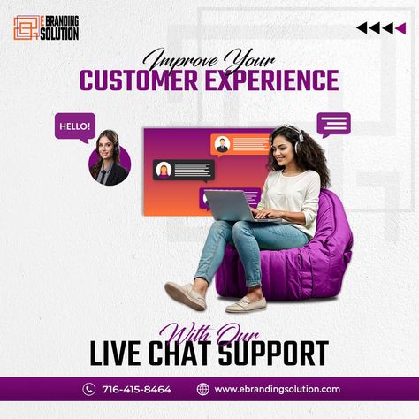 Revolutionize Customer Engagement with Live Chat Support In today's competitive business landscape, providing exceptional customer service is no longer a differentiator, it's a necessity. Customers expect prompt, personalized attention whenever they interact with your brand. Live chat support empowers you to meet these expectations by offering real-time communication that fosters stronger customer relationships and boosts overall satisfaction. Benefits of Live Chat Support: Enhanced Custom... Product Post, Business Landscape, Brand Loyalty, Phone Calls, Customer Engagement, Customer Experience, Live Chat, Business Growth, Real Time