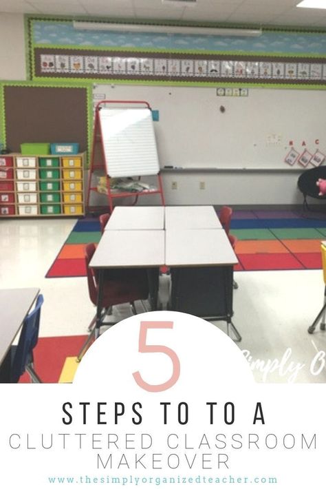 Simple Classroom Setup Elementary, Organizing A Classroom, Minimalistic Classroom Decor, Decluttering Classroom, Declutter Classroom, Minimalist Classroom Elementary, Simple Classroom Decor Elementary, Classroom Layout Ideas Elementary, Classroom Setup Elementary