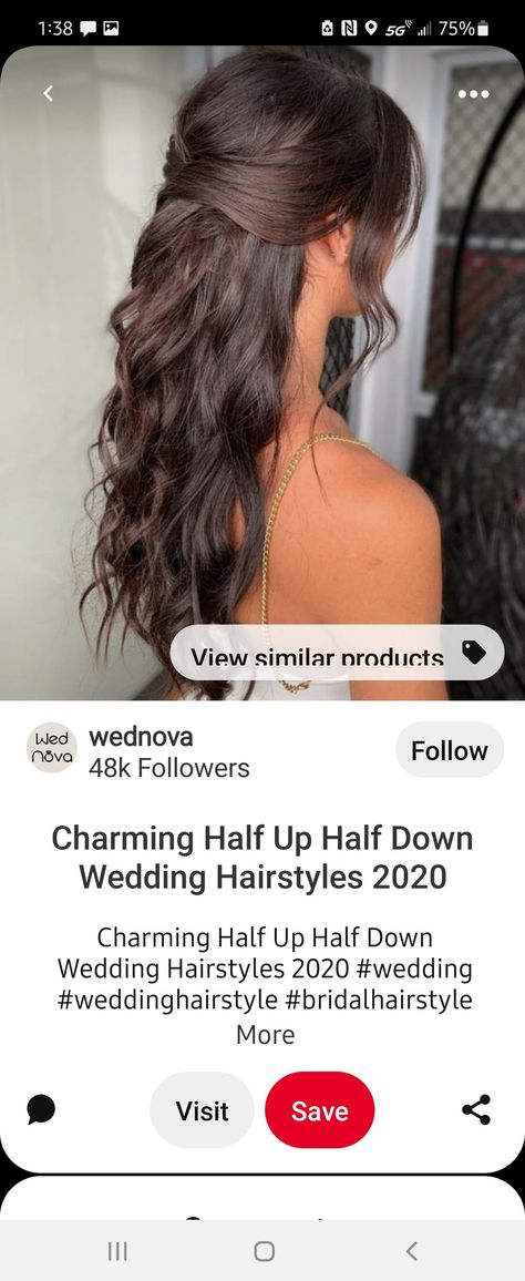 Grade 8 Grad Hairstyles, Matric Dance Hairstyles, Debs Hairstyles, Bridesmaid Hair Brunette, Grad Hairstyles, Hair Down Styles, Wedding Hair Brunette, Bridemaids Hairstyles, Bridal Hair Down