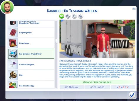 Sims 4 Jobs, Sims 4 House Plans, The Sims 4 Packs, Sims 4 Cc Skin, Sims 4 Gameplay, Sims House Design, Driving License, Sims 4 Game, A Truck