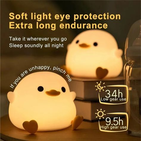 Bedside Lamps With Usb, Bedroom Cartoon, Ambience Lighting, Bedroom Bedside Lamp, Toy 2, Light Eyes, Light Style, Touch Lamp, Big Face