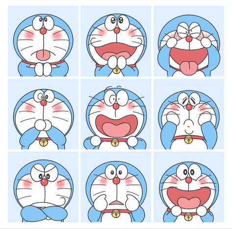 Anime Canvas Painting, Doremon Cartoon, Doraemon Cartoon, Doraemon Wallpapers, Book Illustration Art, Japon Illustration, Easy Doodle Art, Simple Cartoon, Cute Doodles Drawings