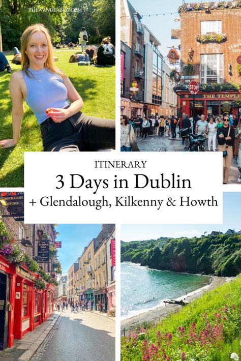 3 Days in Dublin: Itinerary for First Time Visitors (+ Day Trips) • The Wanderbug Day Trip From Dublin, Dublin 3 Days, Dublin Day Trips, Day Trips From Dublin, Dublin Itinerary, Dublin Travel Guide, Dublin Travel, Best Pubs, Travel Around Europe