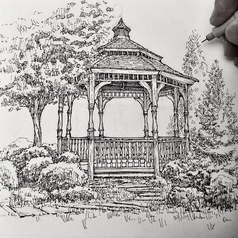 Julian Lopez, Landscape Design Drawings, Lauren Asher, Pen Art Work, Store Design Boutique, Cute Bear Drawings, Landscape Sketch, Textile Prints Design, Architecture Drawing Art