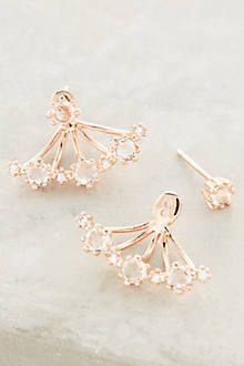 Beautiful Rose Gold Earrings Anthropologie Jewelry Earrings, Ear Jacket Earring, Anthropologie Jewelry, Designer Fashion Jewelry, Latest Jewellery, Looks Vintage, In Bloom, My Jewellery, Women's Earrings