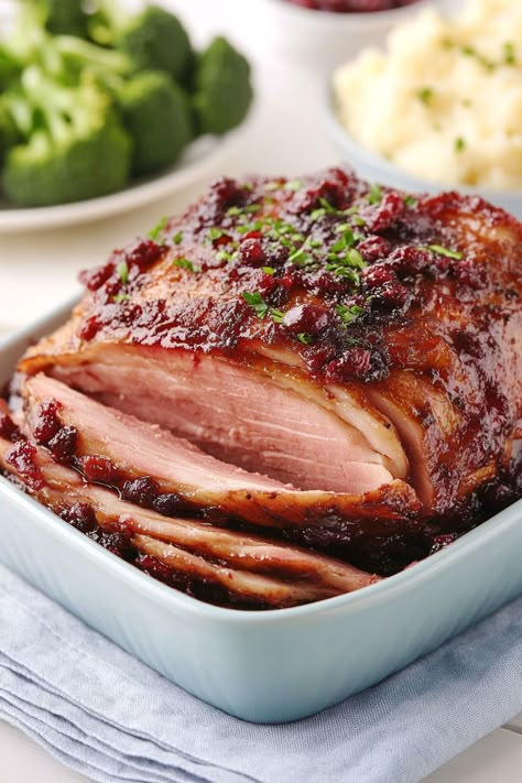 Cranberry Glazed Ham, Best Glazed Ham Recipe, Pineapple Glaze For Ham, Glaze For Ham, Ham Gravy, Chocolate Sauce Recipe, Chocolate Sauce Recipes, Spiral Sliced Ham, Cranberry Baking