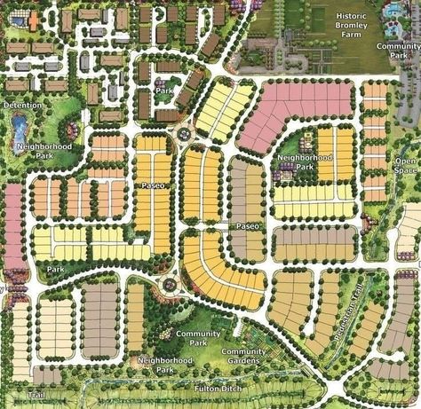 Site Development Plan, City Skylines Game, Site Plan Design, Architecture Site Plan, City Maps Design, City Grid, Urban Design Diagram, Planned Community, New Urbanism