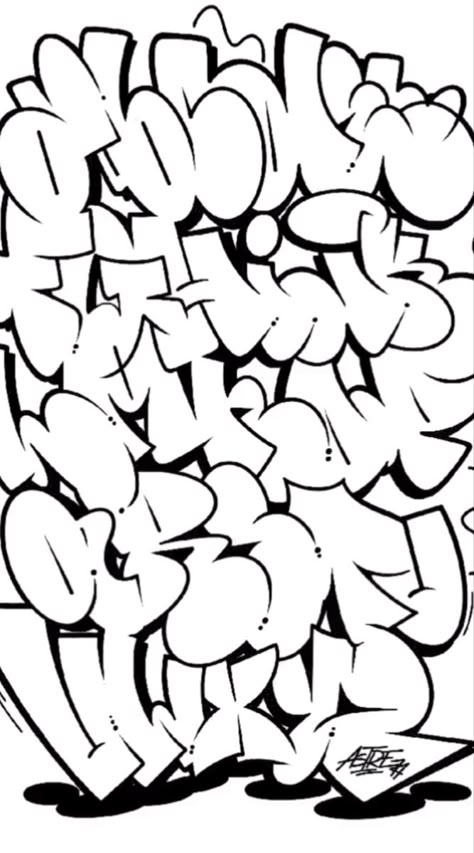 Graffiti Font Alphabet, Music Graffiti, Font Graffiti, Letters Graffiti, Calligraphy Business, Alphabet Graffiti, Graffiti Lettering Alphabet, Graffiti Wildstyle, Graffiti Art Letters