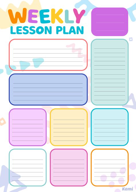 Homeschool Preschool Weekly Lesson Plans, Weekly Lesson Plans For Toddlers, Daycare Lesson Plans For Toddlers, Homeschool Essentials, Toddler Lesson Plans Template, Preschool Weekly Lesson Plans, Teacher Lesson Plans Template, Pre K Lesson Plans, Homeschool Lesson Planner