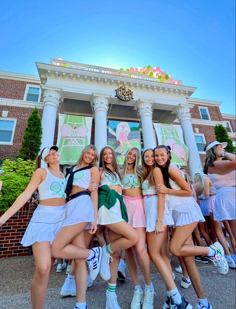 Tennis Work Week Theme, Golf Bid Day Theme, Semi Themes Sorority, Country Club Sorority Theme, Golf Sorority Theme, Perfect Match Bid Day Theme, Sorority Polish Week Themes, Perfect Match Tennis Bid Day Theme, Sorority Tennis Theme