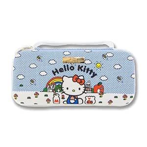 Hello Kitty Nintendo Switch, Nintendo Switch Carrying Case, Switch Carrying Case, Gifts For Techies, Hello Kitty Crochet, Switch Case, Nintendo Switch Case, Hello Kitty Bow, Game Storage