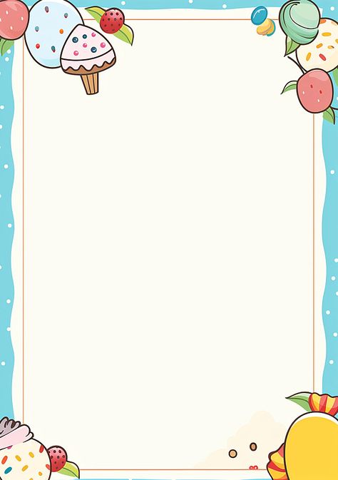 Background Ice Cream, Cartoon Frame, Ice Cream Background, Ice Cream Wallpaper, Frame Pink, Pink Wallpaper Backgrounds, Summer Ice Cream, Abstract Wallpaper Backgrounds, Wallpaper Image