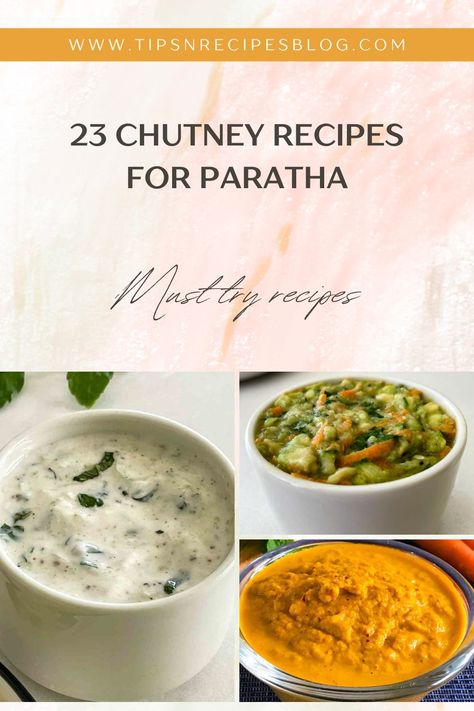 Chutney For Paratha, Rava Recipes, Curd Recipe, Paratha Recipes, Interesting Recipes, Chutney Recipes, Indian Snack Recipes, Recipe Roundup, Reduce Food Waste