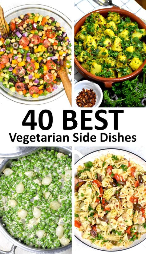 Plant Based Sides Dishes, Easy Meal Prep Side Dishes, Mexican Vegetarian Side Dishes, Vegetarian Sides Recipes, High Protein Vegetarian Side Dishes, Vegan Recipes Side Dishes, Vegetarian Protein Side Dish, Healthy Vegetarian Side Dishes, Side Dishes For Indian Food