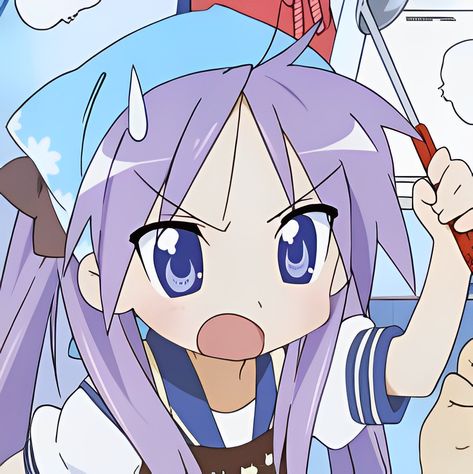 Konata Izumi, Vampire Kiss, Slice Of Life Anime, Anime Titles, Star Character, Lucky Star, Matching Profile Pictures, Star Girl, Art Inspiration Drawing