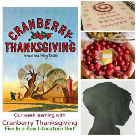 Five in a Row Cranberry Thanksgiving Literature Unit Cranberry Thanksgiving Book, Mayflower Art, Storybook Activities, Thanksgiving Unit Study, Homeschool Thanksgiving, Thanksgiving Lesson Plans, Thanksgiving Cranberry, Fall Classroom Ideas, Cranberry Thanksgiving