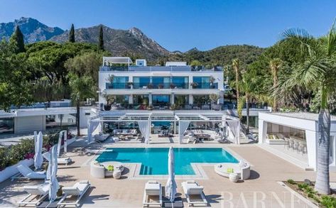 Luxury homes for sale in Marbella, Andalusia, Spain | Page 2 | JamesEdition Marbella Villas, Indoor Spa, Marbella Spain, Jacuzzi Outdoor, Modern Mansion, Miyagi, Luxury Homes Dream Houses, Rooftop Terrace, Villa Design