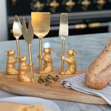 "Elevate your dining experience with our exquisite serveware collection. Perfect for every occasion, from casual gatherings to elegant dinners. ✨ #TableSetting #ServewareStyle #DiningEssentials #Casagold #gurugram #LuxuryHomeDecor #serveware #homemakeover Fun Kitchen Gifts, Cheese Course, Cheese Knife Set, Cheese Knife, Whimsical Gifts, Elegant Dinner, Cheese Knives, Kitchen Gift, Holiday Entertaining