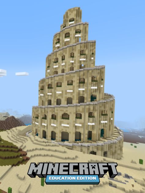 Mesopotamia was home to humanity's first major civilizations. Step into this ancient region with a world created by Global Minecraft Mentor Trish Cloud! Download the World of the Week here! #MinecraftEdu Minecraft Monument Ideas, Minecraft Monuments, Minecraft Civilization, Mesopotamia Lesson, Monument Ideas, Fertile Crescent, Minecraft Castle, Minecraft City, Minecraft Plans