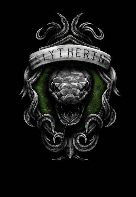 Slytherin House Crest, Slytherin Crest, Harry Potter Slytherin, Slytherin House, Hogwarts Houses, Hogwarts, The Story, Harry Potter, Tablet