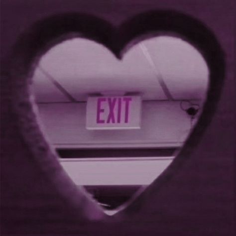 heart exit thing woah Exit Room, Exit Sign, Visual Aesthetics, Happy Quotes, Album Covers