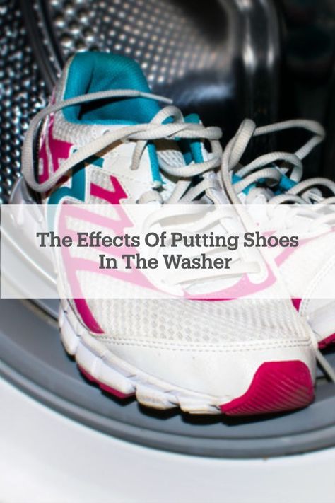 Many people clean their shoes in the washing machine. But, we found out what really happens when you toss your shoes in the washer! #cleaningtips Washing Tennis Shoes, How To Wash Sneakers, Clean Tennis Shoes, Cleaning Sneakers, How To Wash Shoes, Clean Mama, Be Curious, Shoes Hack, Washer Machine