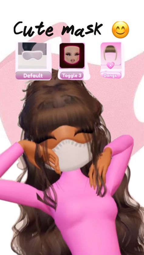 Cutest dress to impress mask EVERRRR Long Hair Cuts Straight, Fancy Dress Code, Code Clothing, Bearded Dragon Cute, Vip Dress, Alice In Wonderland Tea Party Birthday, Miles Spiderman, Aesthetic Roblox Royale High Outfits, Baby Faces