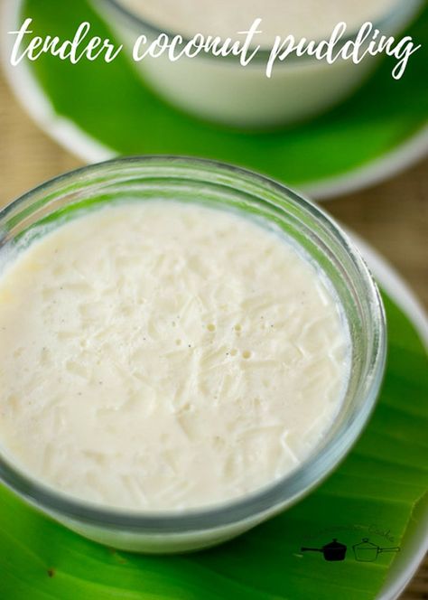 Tender Coconut Pudding, Malai Recipe, Tender Coconut, Desert Ideas, Pumpkin Pudding, Best Cinnamon Rolls, Coconut Pudding, Coconut Milk Recipes, Indian Dessert