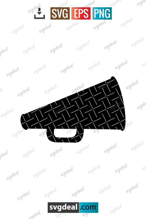 Megaphone Svg Megaphone Template Free Printable, Mega Phone, Megaphone Svg, Templates Printable Free, Start Now, Svg Free, Personal Project, File Free, Svg Free Files