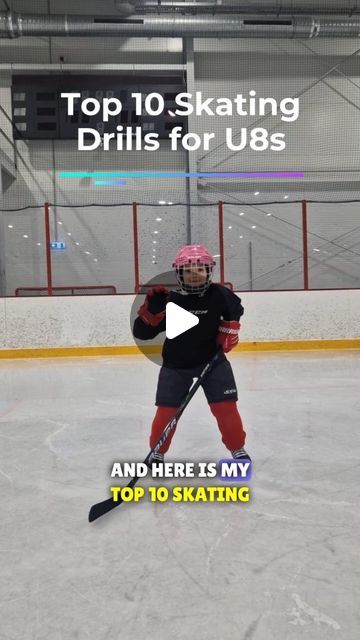 Hockey Skating Drills, Hockey Drills For Kids, Hockey Workouts, Hockey Practice, Hockey Drills, Kids Fitness, Boys Hockey, Hockey Kids, Hockey Training