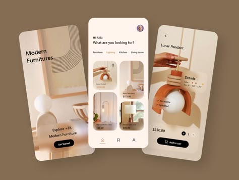 Furniture Mobile App Design, Interior App Design, Marketplace App Design, Furniture App Design, Creative App Design, Application Ui Design, App Design Trends, Habbo Hotel, Ui Ux 디자인