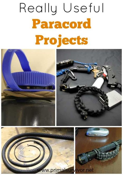 24 Paracord Projects So Useful that they Could Save Your Life 550 Paracord Projects, Survival Kit Ideas, Paracord Patterns, Survival Tactics, Paracord Projects Diy, Paracord Accessories, Survival Project, Paracord Crafts, Shtf Preparedness