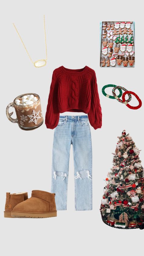 Company Christmas Party Outfit Casual, Christmas Eve Outfits For Teens, Company Christmas Party Outfit, Christmas Party Outfit Casual, Outfits Layout, Christmas Fashion Outfits, Company Christmas Party, Cute Christmas Outfits, Casual Party Outfit