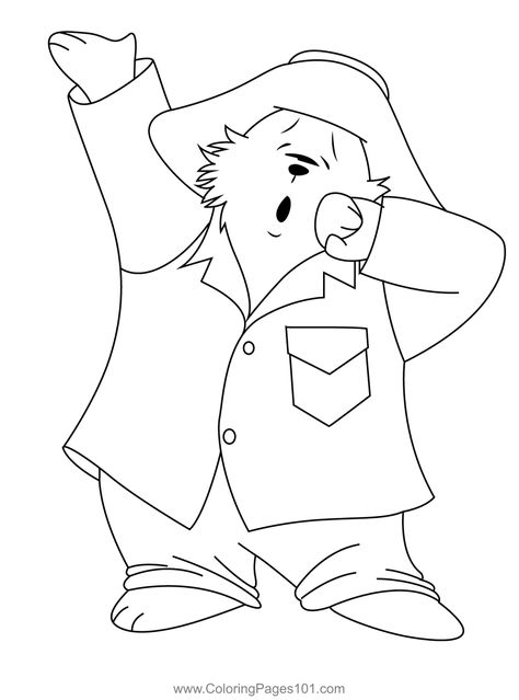 Lazy Paddington Coloring Page Picture To Color, Paddington Bear, Free Kids, Printable Coloring Pages, Printable Coloring, Coloring Pages For Kids, Coloring Page, To Color, Free Printable