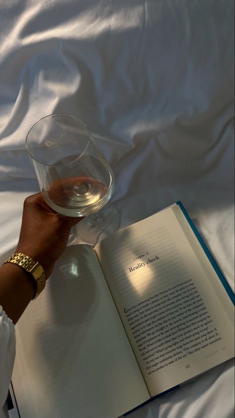 Leisure Time Aesthetic, Reading Wine Aesthetic, Wine Glass And Book Aesthetic, Wine And Reading Aesthetic, Luxury Leisure Aesthetic, Reading Goals Aesthetic, Reading In Bed Aesthetic Night, Wine Books Aesthetic, Wine In Bed Aesthetic